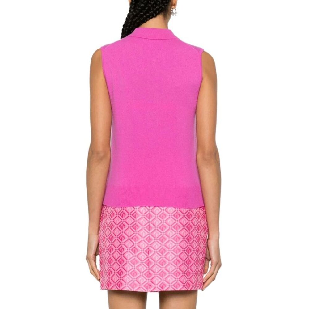Ganni Wool And Cashmere Polo Women - Picture 3 of 5